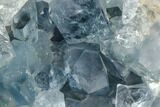 Crystal Filled Celestine (Celestite) Heart Geode - Madagascar #126654-1